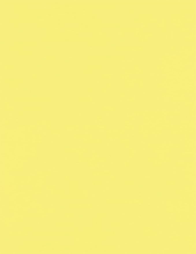 LUXPaper 8.5" x 11" Paper | Letter Size | Pastel Canary Yellow | 60lb. Text | 1 by LUXPaper