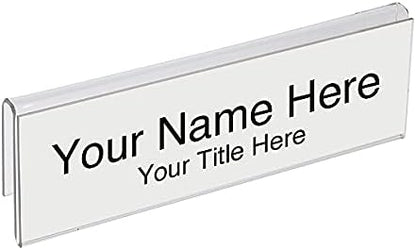 Glass Wall Name Plate Holders by PeopleSpotterbyPlasticProductsMFG