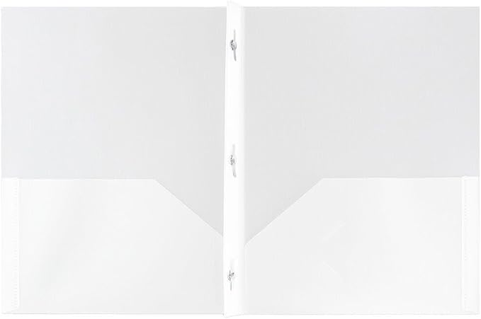 JAM PAPER Plastic 2 Pocket POP Folders - Image 2