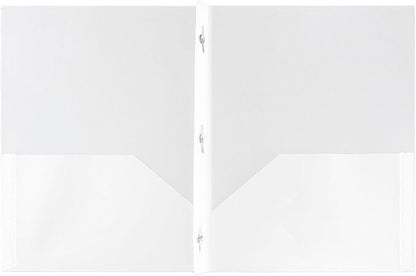 JAM PAPER Plastic 2 Pocket POP Folders - Image 2