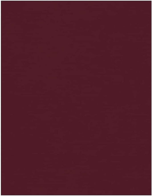 LUXPaper 8.5" x 11" Cardstock | Letter Size | Burgundy Linen | 100lb. Cover | by LUXPaper