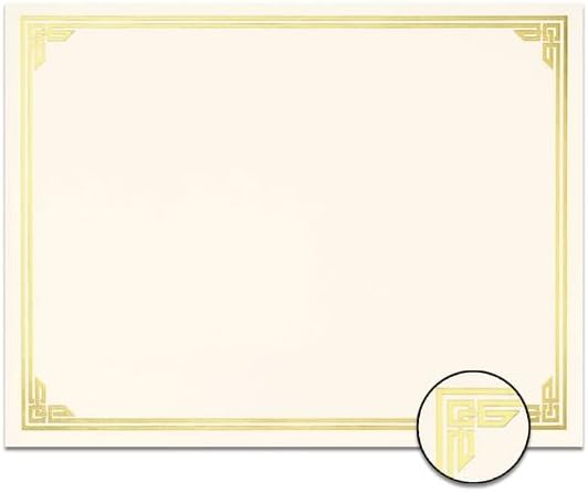 PaperDirect Gold on Cream Classic Specialty Certificates, 8½ x11, Foil Accents - Image 3