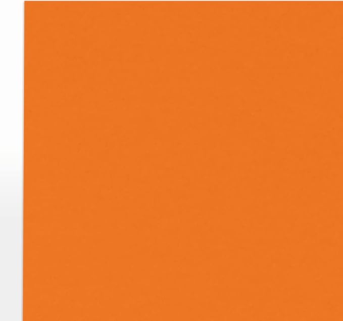LUXPaper 8.5" x 11" Paper | Letter Size | Mandarin Orange | 80lb. Text | 500 Qty - Image 7