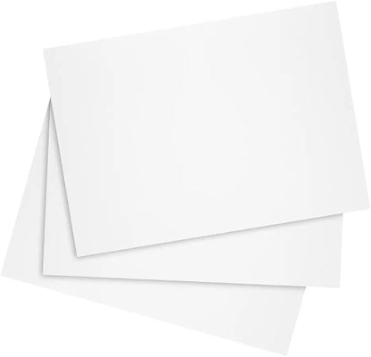 Reskid 100 Pack of Thick Heavyweight Index Cards on 80lb Card Stock - Image 3