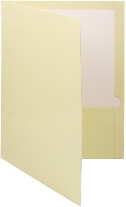 JAM PAPER Laminated Two Pocket Glossy Folders - Image 3