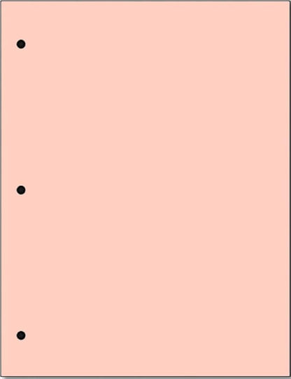 Copy And Printing Color Paper, 20 Lb. 3 Hole Punch 500 Sheets Per Ream. by Limited+Papers