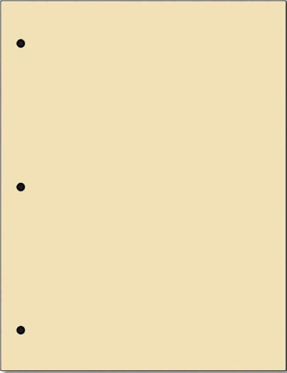 Copy And Printing Color Paper, 20 Lb. 3 Hole Punch 500 Sheets Per Ream. by Limited+Papers