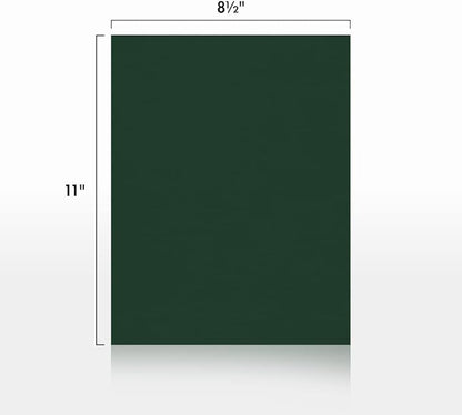 LUXPaper 8.5" x 11" Cardstock | Letter Size | Green Linen | 100lb. Cover | 50 - Image 2