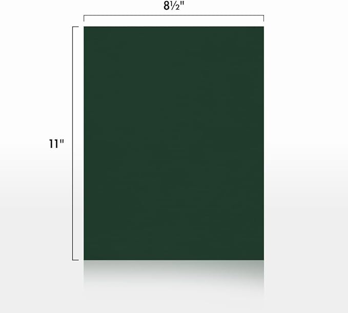 LUXPaper 8.5" x 11" Cardstock | Letter Size | Green Linen | 100lb. Cover | 250 - Image 2