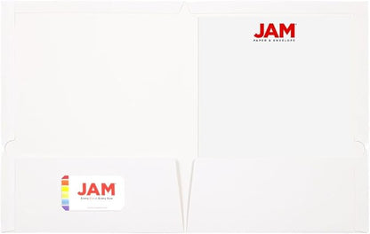 JAM PAPER Laminated Two Pocket Glossy Folders - Image 5