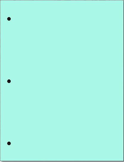 Copy And Printing Color Paper, 20 Lb. 3 Hole Punch 500 Sheets Per Ream. by Limited+Papers