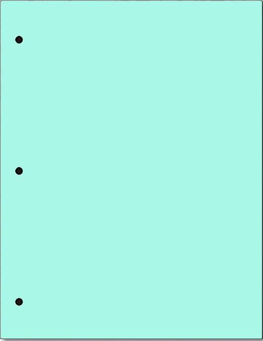Copy And Printing Color Paper, 20 Lb. 3 Hole Punch 500 Sheets Per Ream. by Limited+Papers