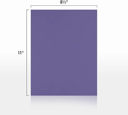 LUXPaper 8.5" x 11" Cardstock | Letter Size | Wisteria Purple | 100lb. Cover | - Image 3