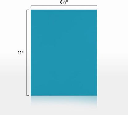LUXPaper 8.5" x 11" Paper | Letter Size | Bright Blue | 60lb. Text | 500 Qty - Image 2