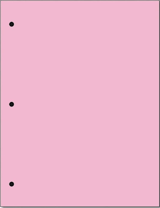 Copy And Printing Color Paper, 20 Lb. 3 Hole Punch 500 Sheets Per Ream. by Limited+Papers