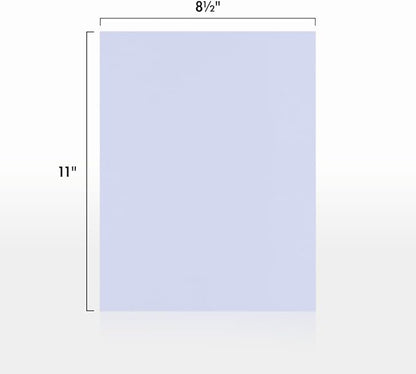 LUXPaper 8.5" x 11" Paper | Letter Size | Lilac Purple | 80lb. Text | 50 Qty - Image 2