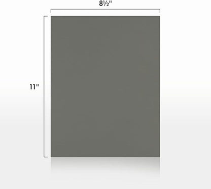 LUXPaper 8.5" x 11" Paper | Letter Size | Smoke Gray | 80lb. Text | 50 Qty - Image 3