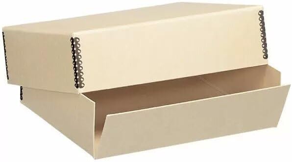 Lineco Museum Archival Storage Box, 11.75x17.75x1.5 in. Drop Front Design. - Image 4