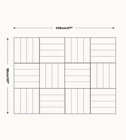 DECORITA Felt Bulletin Board Tiles | Modern Cork Board Alternative | Large Cork - Image 3