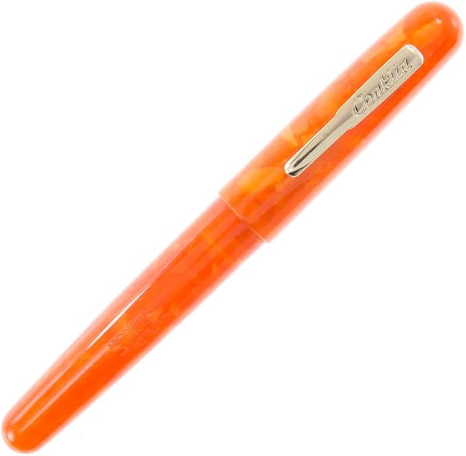 Conklin All American Fountain Pen in Sunburst Orange – Omniflex Nib, Vibrant - Image 2