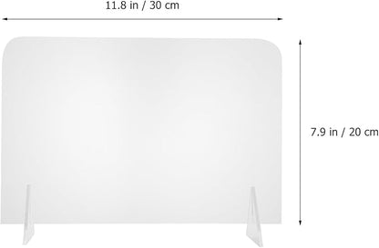 Generic 5Pcs Acrylic Writing Boards 20X30Cm Desktop Message Whiteboards - Image 2