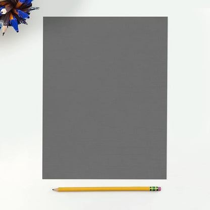 LUXPaper 8.5" x 11" Cardstock | Letter Size | Sterling Gray Linen | 100lb. - Image 2