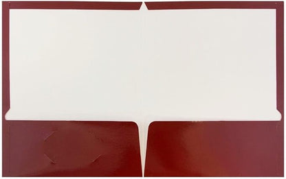 JAM PAPER Laminated Two Pocket Glossy Folders - Image 2