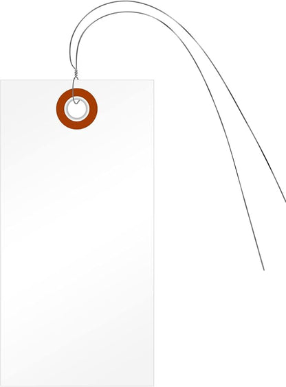 SmartSign 4.75 x 2.375 inch Blank White Shipping Tags by SmartSign