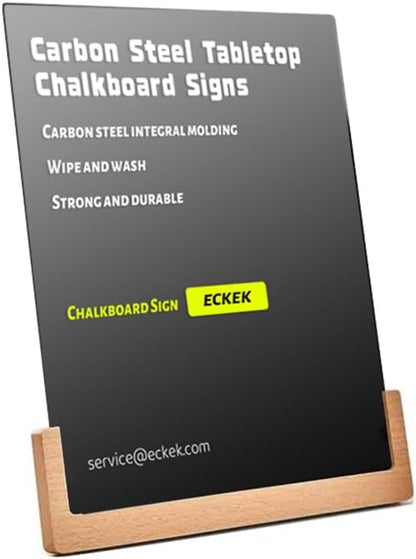 ECKEK Chalkboard Sign Tabletop Chalkboard Signs by ECKEK