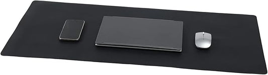 Wolaile Desk Pad 36x17 inches, PU Leather Desk Blotter, Non-Slip Base by Wolaile