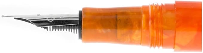 Conklin All American Fountain Pen in Sunburst Orange – Omniflex Nib, Vibrant - Image 3