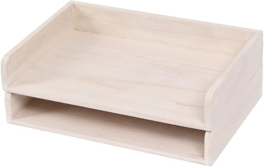 DDYURI Stackable Letter Tray 2 Pack by DDYURI