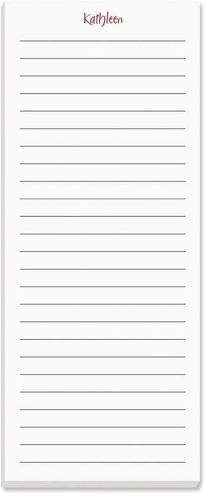 Current Elegant Lined Personalized Notepads – Set of 3, 50-Sheet Pads, 3 1/4 x - Image 5