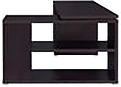 Pemberly Row L Shape Corner Storage Desk in Brown Cappuccino, Letter/Legal File - Image 7
