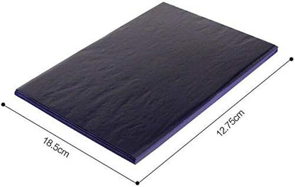 BE-TOOL Carbon Paper 100PCS A5 Copy Carbon Paper Repeatedly Use Blue Carbon - Image 2