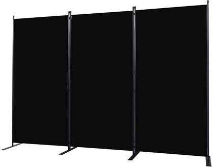 CHOSENM Room Divider, 3 Panel Folding Privacy Screens - Image 7