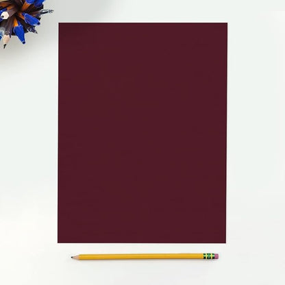 LUXPaper 8.5" x 11" Cardstock | Letter Size | Burgundy Linen | 100lb. Cover | - Image 3