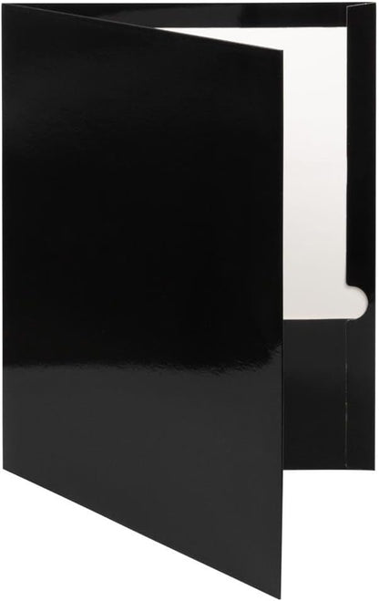 JAM PAPER Laminated Two Pocket Glossy Folders - Image 3