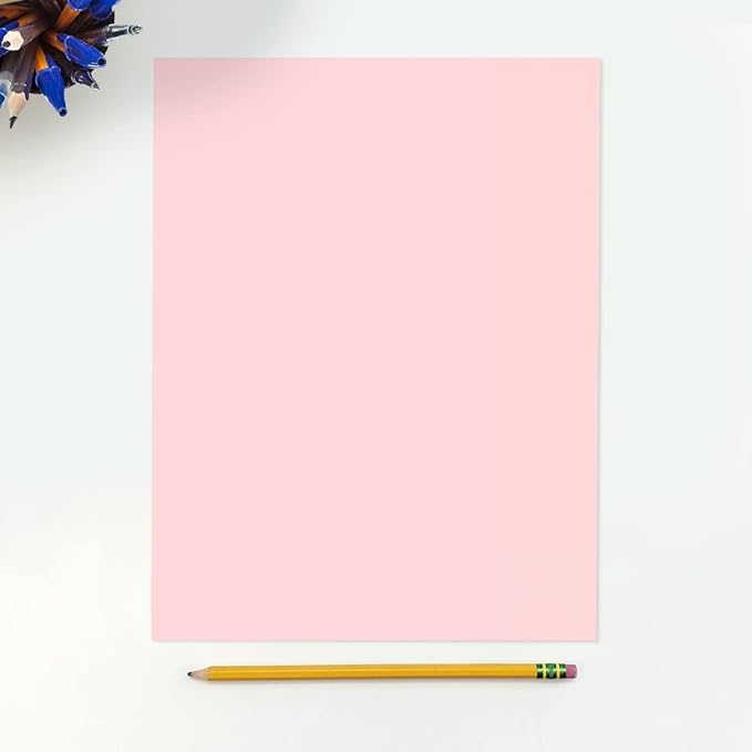 LUXPaper 8.5" x 11" Paper | Letter Size | Candy Pink | 80lb. Text | 250 Qty - Image 3