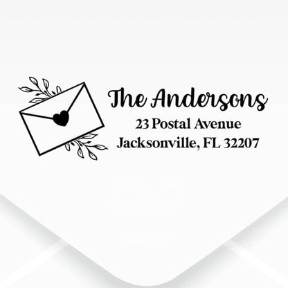 Custom Floral Address Stamp | Choose from 12 Designs | Multiple Ink Color - Image 2