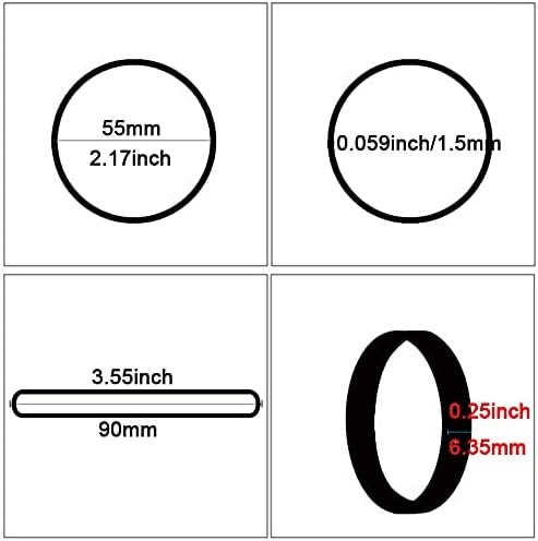 AMUU Rubber Bands Size #64 227g/0.5 lb Purple Blue Black Rubber Bands - Image 5