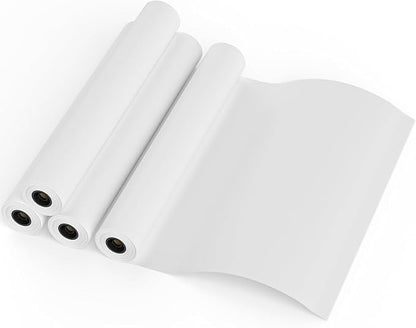 FungLam Wide Format Paper, 24 in x 150 ft Plotter Paper, 4 Rolls CAD Bond Rolls by FungLam