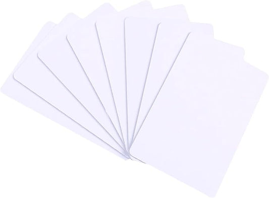 55 Pack - Premium Blank PVC Cards by Klmnduo