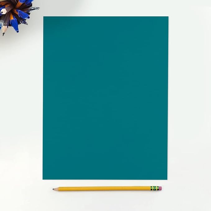LUXPaper 8.5" x 11" Paper | Letter Size | Teal | 80lb. Text | 50 Qty - Image 3