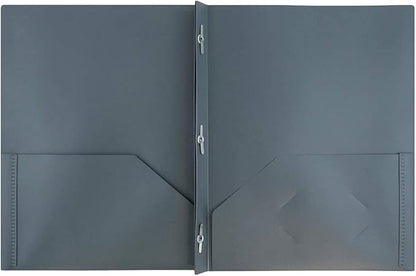 JAM PAPER Plastic Color POP Folders - Image 2