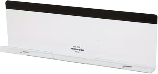 Acrylic Monitor Memo Board, 26x8.2x2.3cm Sticky Note Organizer by Unknown