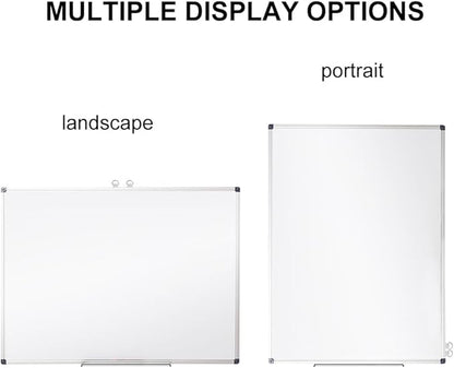 XIWODE 32x44 Inch Magnetic Dry Erase Whiteboard，Silver Aluminum Frame - Image 4