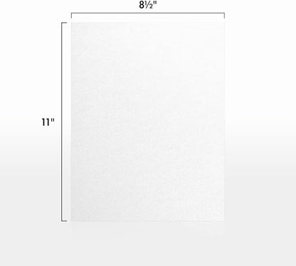 LUXPaper 8.5" x 11" Cardstock | Letter Size | Crystal Metallic | 105lb. Cover | - Image 2