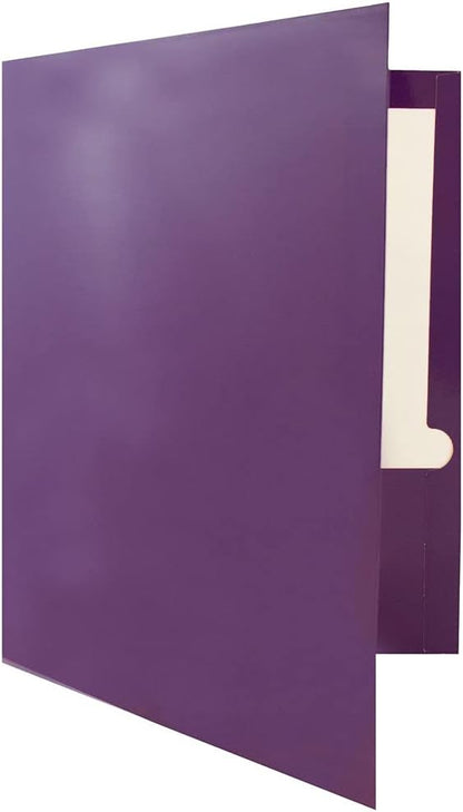 JAM PAPER Laminated Two Pocket Glossy School Folders - Image 3