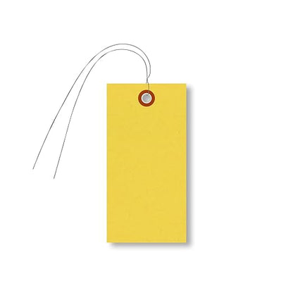 SmartSign “Yellow Tyvek Shipping Tags by SmartSign